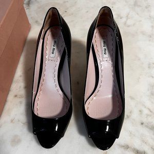Miu Miu peep toe pumps